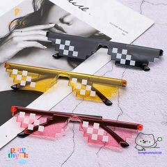 Kính Mát Retro Thug Life - Kính Râm Pixel Dành Cho Game Thủ, Thiết Kế Thời Trang Nam Nữ, Quà Tặng Độc Đáo