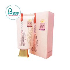 Kem Nền Chống Nắng Kháng Khuẩn BIGOO SPF60 Hàn Quốc 80ml - Bảo Vệ Da Tối Ưu, Chống UV & Dưỡng Ẩm Mềm Mịn