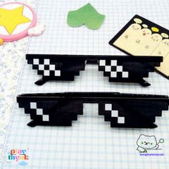 Kính Râm Thug Life Minecraft - Phụ Kiện Thời Trang Cá Tính Cho Game Thủ, Bảo Vệ Mắt Chống Nắng Tuyệt Đỉnh