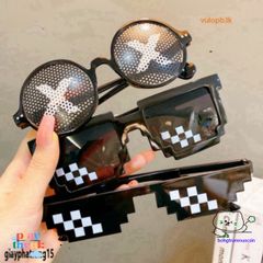 Kính Thuglife MINECRAFT 6 Chấm - Kính Mát Thời Trang Đẹp Màu Sắc Độc Đáo Dành Cho Người Yêu Thích Sáng Tạo