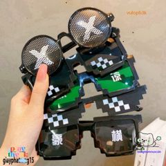 Kính Thuglife MINECRAFT 6 Chấm - Kính Mát Thời Trang Đẹp Màu Sắc Độc Đáo Dành Cho Người Yêu Thích Sáng Tạo