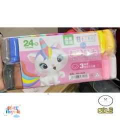 Bộ màu đất sét tự khô 12-24 sắc thái - Gói nghệ thuật tiện lợi cho ý tưởng sáng tạo và thủ công