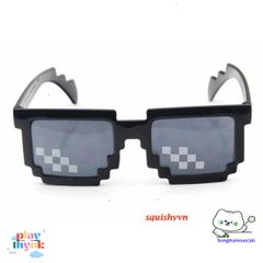 Kính Mát 8 Bit Thug Life - Kính Râm Pixel Unisex Dành Cho Fan Meme & Tiệc Minecraft - Món Quà Độc Đáo