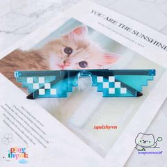 Kính Mát Thug Life Cá Tính Dành Cho Nam Nữ - Phong Cách Minecraft Thời Trang, Bền Bỉ và Ngầu!
