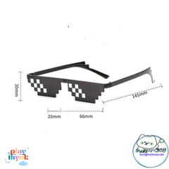 Kính Mát Nam Thug Life 8-bit Sang Chảnh UV400 - Phong Cách Hiện Đại, Bảo Vệ Mắt Khi Ra Biển, Quà Tặng Độc Đáo Cho Nam Giới