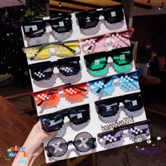Kính Thuglife 6 Chấm MINECRAFT - Kính Mắt Thời Trang Độc Đáo Nhiều Màu Cho Giới Trẻ, Phong Cách Cool Ngầu