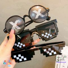 Kính Thuglife 6 Chấm MINECRAFT - Kính Mắt Thời Trang Độc Đáo Nhiều Màu Cho Giới Trẻ, Phong Cách Cool Ngầu