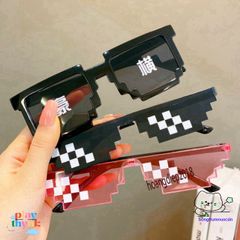 Kính Thuglife 6 Chấm MINECRAFT - Kính Mắt Thời Trang Độc Đáo Nhiều Màu Cho Giới Trẻ, Phong Cách Cool Ngầu