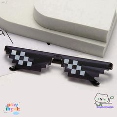 Kính Mát Pixel Thời Trang - Phụ Kiện Tiệc Tùng và Hóa Trang Độc Đáo, Quà Tặng Đặc Biệt cho Bé Trai, Bé Gái