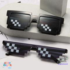 Kính Mát Pixel Thời Trang - Phụ Kiện Tiệc Tùng và Hóa Trang Độc Đáo, Quà Tặng Đặc Biệt cho Bé Trai, Bé Gái