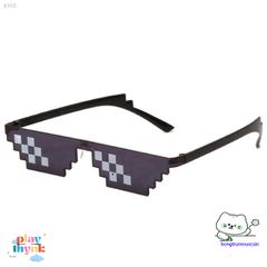 Kính Mát Pixel Thời Trang - Phụ Kiện Tiệc Tùng và Hóa Trang Độc Đáo, Quà Tặng Đặc Biệt cho Bé Trai, Bé Gái