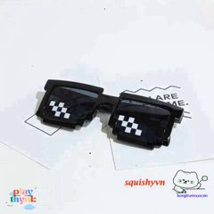 Kính Mắt Thug Life Siêu Ngầu - Phụ Kiện Thời Trang Minecraft Unisex Bảo Vệ UV, Kiểu Dáng Cá Tính Dành Cho Fan