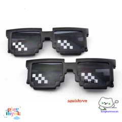 Kính Mắt Thug Life Siêu Ngầu - Phụ Kiện Thời Trang Minecraft Unisex Bảo Vệ UV, Kiểu Dáng Cá Tính Dành Cho Fan