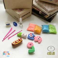 Bộ Đất Nặn Crabit Clay Date - Dụng Cụ Nghệ Thuật Handmade Siêu Nhẹ Kèm Hướng Dẫn Sáng Tạo Độc Đáo Cho Trẻ Em