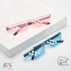 Kính Thug Life 6 Chấm - Phụ Kiện Thời Trang Độc Đáo Cho TikTok & Chụp Ảnh Minecraft - Kiểu Dáng Ngầu, Nhiều Màu Sắc