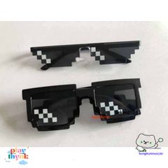 Bộ Kính Gương Thug Life 6 Màu - Kính Mát Thời Trang Cho Gamer, Phụ Kiện Cá Tính, Phong Cách Độc Đáo