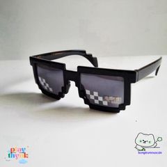 Kính Mát Oversized Thug Life - Phong Cách Trẻ Trung, Chống Tia UV, Phụ Kiện Gamer Siêu Ngầu, Kiểu Dáng Độc Đáo, Đen