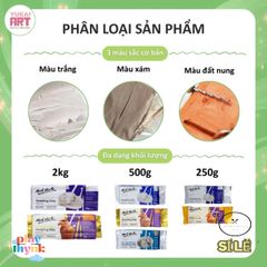 Đất Sét Tự Khô Mont Marte - Đất Nặn Mềm Dễ Dùng Cho Nghệ Sĩ Cơ Bản và Chuyên Nghiệp - Lựa Chọn Tốt Cho Sáng Tạo Thủ Công