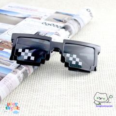 Kính Thug Life Minecraft Vuông 6 Chấm - Kính Mát Thời Trang Độc Đáo, Chống Xước, Phong Cách Năng Động
