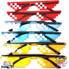 Kính Mắt Thời Trang Thuglife 6 Chấm MINECRAFT - Độc Đáo và Nhiều Màu Sắc Hấp Dẫn Dành Cho Người Hâm Mộ Game
