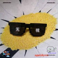 Kính Mắt Thug Life Chấm 6 MINECRAFT Đen Trắng - Kính Thời Trang Nam Nữ, Miễn Phí Vận Chuyển, Phong Cách Thanh Niên