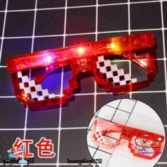 Kính Thuglife 6 Chấm MINECRAFT LED Phát Sáng Vạn Màu - Kính Mắt Độc Đáo, Ngầu, Thời Trang Cho Nam Nữ, Hot Trend 2021