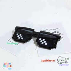 Kính Mắt Thug Life Minecraft Siêu Ngầu - Kính Thời Trang Unisex Bảo Vệ UV Đẳng Cấp Cho Nam Nữ