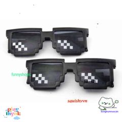 Kính Mắt Thug Life Minecraft Siêu Ngầu - Kính Thời Trang Unisex Bảo Vệ UV Đẳng Cấp Cho Nam Nữ