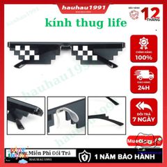 Kính Mát Thug Life 6 Chấm Nhiều Màu - Phụ Kiện Gamer Siêu Ngầu Thể Hiện Cá Tính