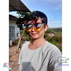 Kính Thug Life Hình Tam Giác - Kính Mát Thời Trang Cao Cấp, Phong Cách Ngầu Cho Nam Nữ, Chống Bụi, Dành Cho Các Tín Đồ Anime