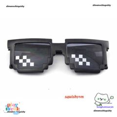 Kính Gương Thug Life - Kính Mắt Minecraft Bền Bỉ, Siêu Ngầu, Thời Trang Cho Nam Nữ - Giá Siêu Rẻ!
