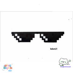 Kính Thuglife 6 Chấm MINECRAFT - Kính Râm Thời Trang Độc Đáo Cho Nam/Nữ, Phong Cách Thug Life Tươi Sáng!