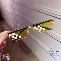 Kính Thuglife 6 Điểm MINECRAFT - Kính Mắt Thời Trang Nhiều Màu Sắc Dành Cho Nam Nữ - Phong Cách Độc Đáo 2021