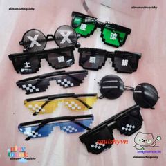 Kính Màu Sắc 6 Chấm PVN52031 - Kính Thug Life Độc Đáo Dành Cho Game Thủ và Người Yêu Thời Trang