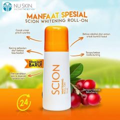 Lăn Khử Mùi Trắng Da Pure Scion Roll On 75ml - Kiểm Soát Mùi Hôi, Làm Sáng Da Dưới Cánh Tay, Chất Lượng Mỹ