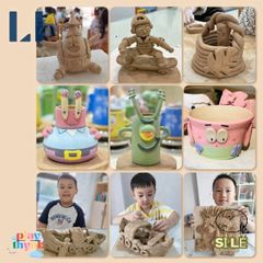 Đất Sét Tự Khô LIM ART 500g - Chất Liệu Gốm Nghệ Thuật Dễ Tạo Hình, Điêu Khắc, Sáng Tạo Nghệ Thuật Thủ Công
