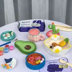 Đất Sét Mont Marte Đa Năng Tự Khô - Clay Nghệ Thuật DIY, Dễ Uốn Nắn, Có 250/500/2000 Gram, Lý Tưởng Cho Nghệ Sĩ và Sinh Viên