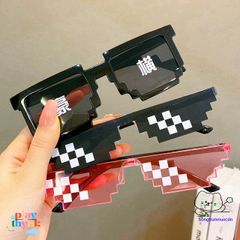 Kính Thuglife 6 Chấm MINECRAFT - Thời Trang Độc Đáo, Nhiều Màu Sắc, Phong Cách Cool Ngầu Cho Nam Nữ