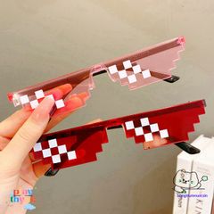 Kính Thuglife 6 Chấm MINECRAFT - Thời Trang Độc Đáo, Nhiều Màu Sắc, Phong Cách Cool Ngầu Cho Nam Nữ