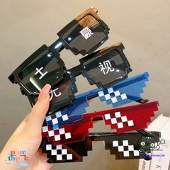 Kính Thuglife 6 Chấm MINECRAFT - Thời Trang Độc Đáo, Nhiều Màu Sắc, Phong Cách Cool Ngầu Cho Nam Nữ