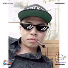 Kính Thug Life 8-Bit Chống Tia UV - Phong Cách Gaming Ấn Tượng, Kính Mát Thời Trang Cho Game Thủ