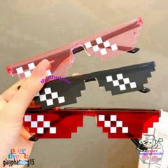 Kính Mắt Thuglife 6 Chấm MINECRAFT - Kiểu Dáng Cute, Bền Bỉ và Giá Cả Phải Chăng cho Nam Nữ, Phụ Kiện Thời Trang Hot Trend 2021
