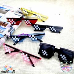Kính Mắt Thuglife 6 Chấm MINECRAFT - Kiểu Dáng Cute, Bền Bỉ và Giá Cả Phải Chăng cho Nam Nữ, Phụ Kiện Thời Trang Hot Trend 2021