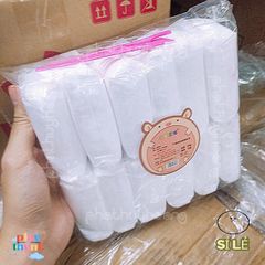 Bộ 12 Bịch Đất Sét Tự Khô Màu Trắng 420g - Đất Nặn Siêu Nhẹ Cho Bé Tạo Hình Sáng Tạo, Phát Triển Trí Tưởng Tượng