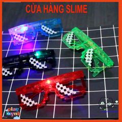 Kính Thug Life 6 Chấm MINECRAFT LED Thời Trang - Nhiều Màu Sắc, Phong Cách Độc Đáo, Hot Trend Dành Cho Fan Game