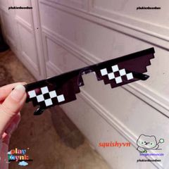 Kính Gương Thug Life Nhiều Màu - Phụ Kiện Thời Trang Siêu Ngầu cho Game Thủ và Fan Minecraft