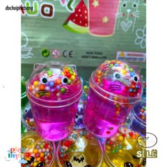 Bộ Đồ Chơi Slime Mèo Trà Sữa 11 Màu Sắc Tươi Sáng - Slime Nhão Kỳ Diệu Cho Trẻ Em, Đồ Chơi Xếp Hình Sáng Tạo