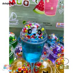 Bộ Đồ Chơi Slime Mèo Trà Sữa 11 Màu Sắc Tươi Sáng - Slime Nhão Kỳ Diệu Cho Trẻ Em, Đồ Chơi Xếp Hình Sáng Tạo