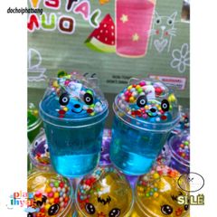 Bộ Đồ Chơi Slime Mèo Trà Sữa 11 Màu Sắc Tươi Sáng - Slime Nhão Kỳ Diệu Cho Trẻ Em, Đồ Chơi Xếp Hình Sáng Tạo