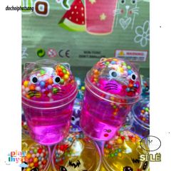 Bộ Đồ Chơi Slime Mèo Trà Sữa 11 Màu Sắc Tươi Sáng - Slime Nhão Kỳ Diệu Cho Trẻ Em, Đồ Chơi Xếp Hình Sáng Tạo